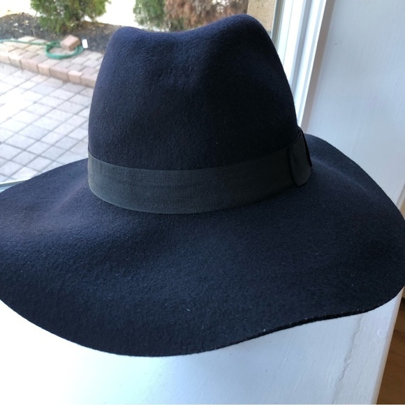 Black Wool Floppy Boho Hat main image 3